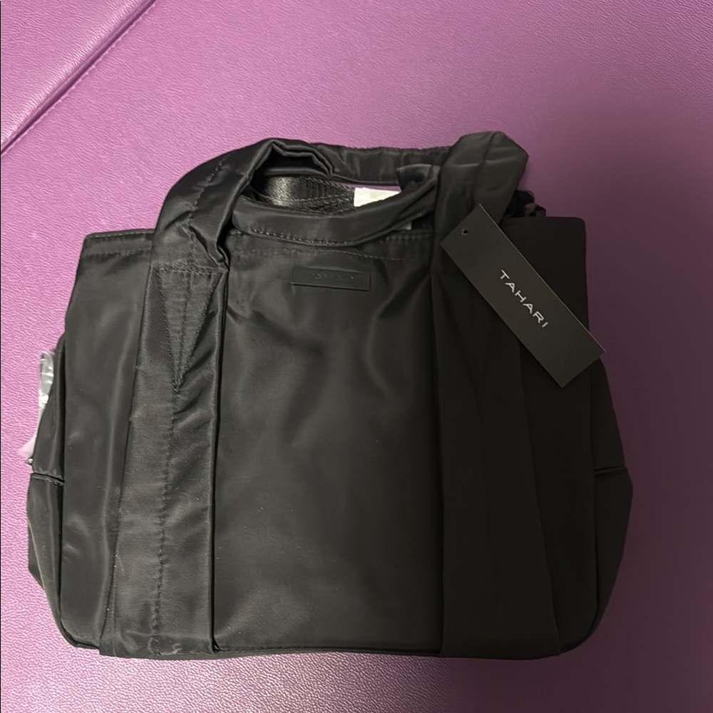 Tahari Black Tote Bag